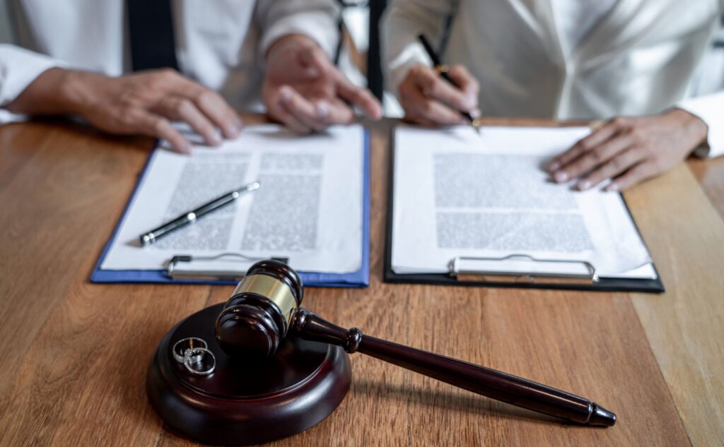 divorce procedure in community of property