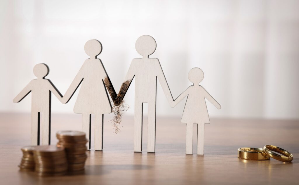 What money can't be touched in a divorce?
